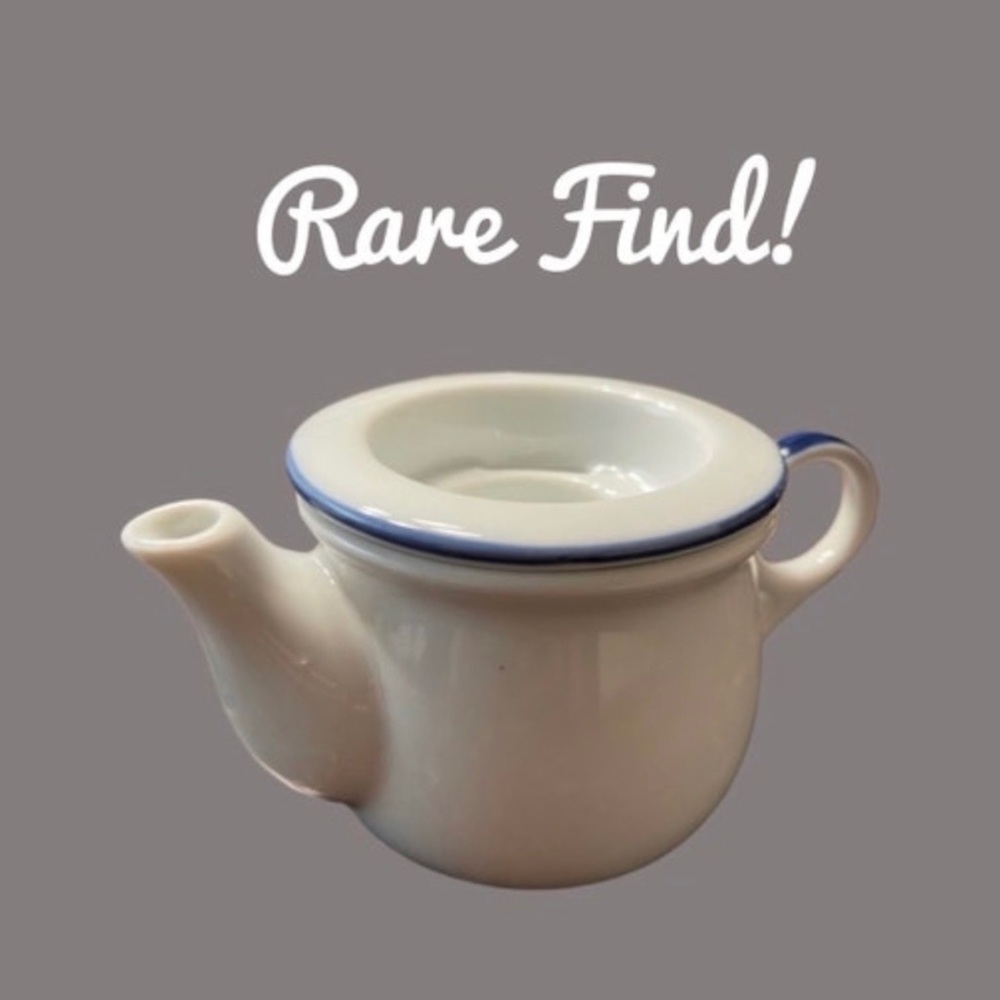 Brand-New Factory sealed, Porcelain Egg or Tea Bag Separator/Strainer
